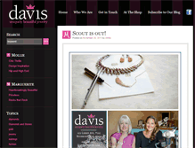 Tablet Screenshot of davis-jewelry.com